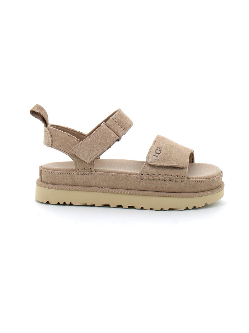 Sandales / Nue Pieds en Daim et eva ugg Beige - Kiabi