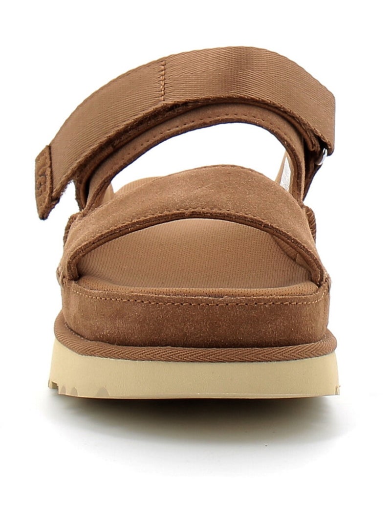 Sandales / Nue Pieds en Daim et eva ugg Marron - Kiabi