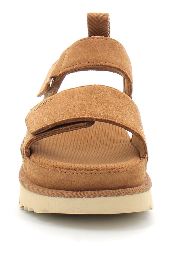 Sandales / Nue Pieds en Daim et eva ugg Marron - Kiabi