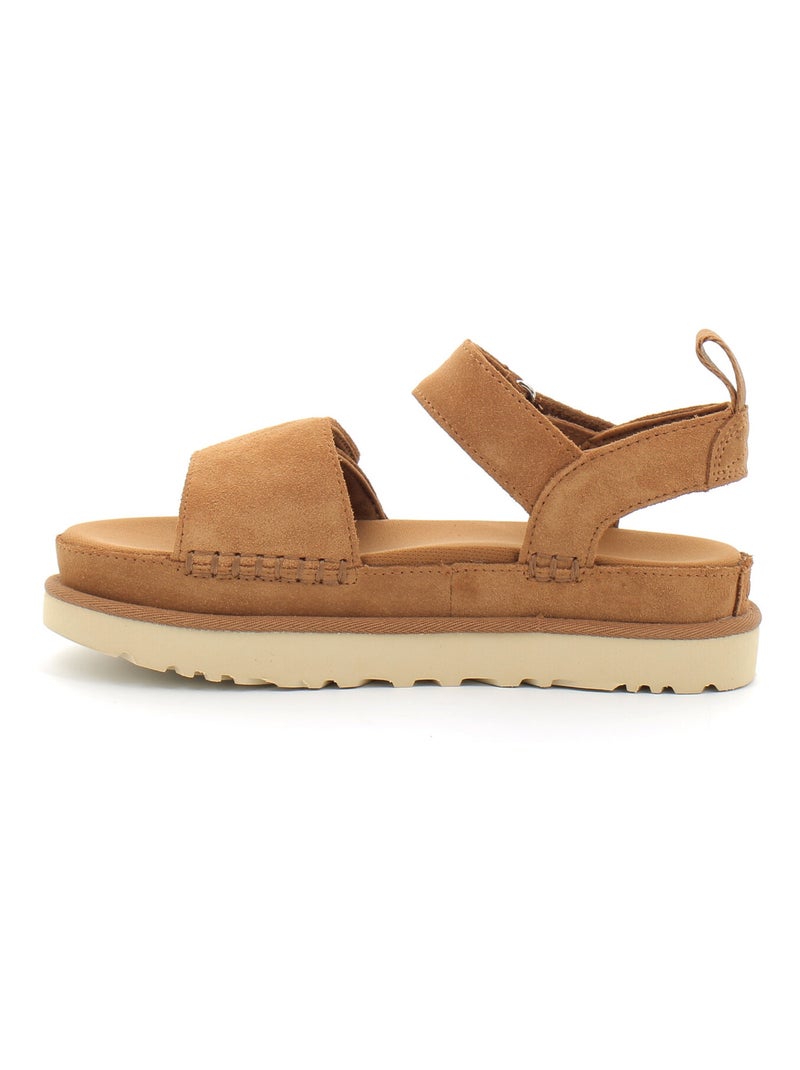 Sandales / Nue Pieds en Daim et eva ugg Marron - Kiabi