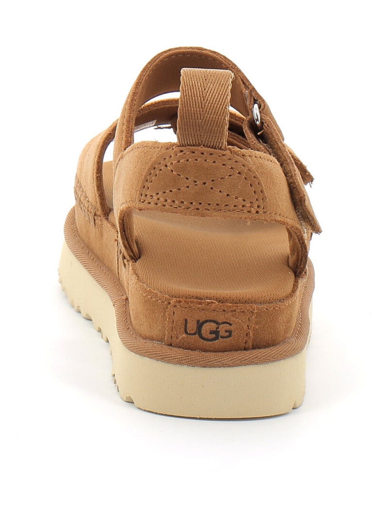 Sandales / Nue Pieds en Daim et eva ugg Marron - Kiabi