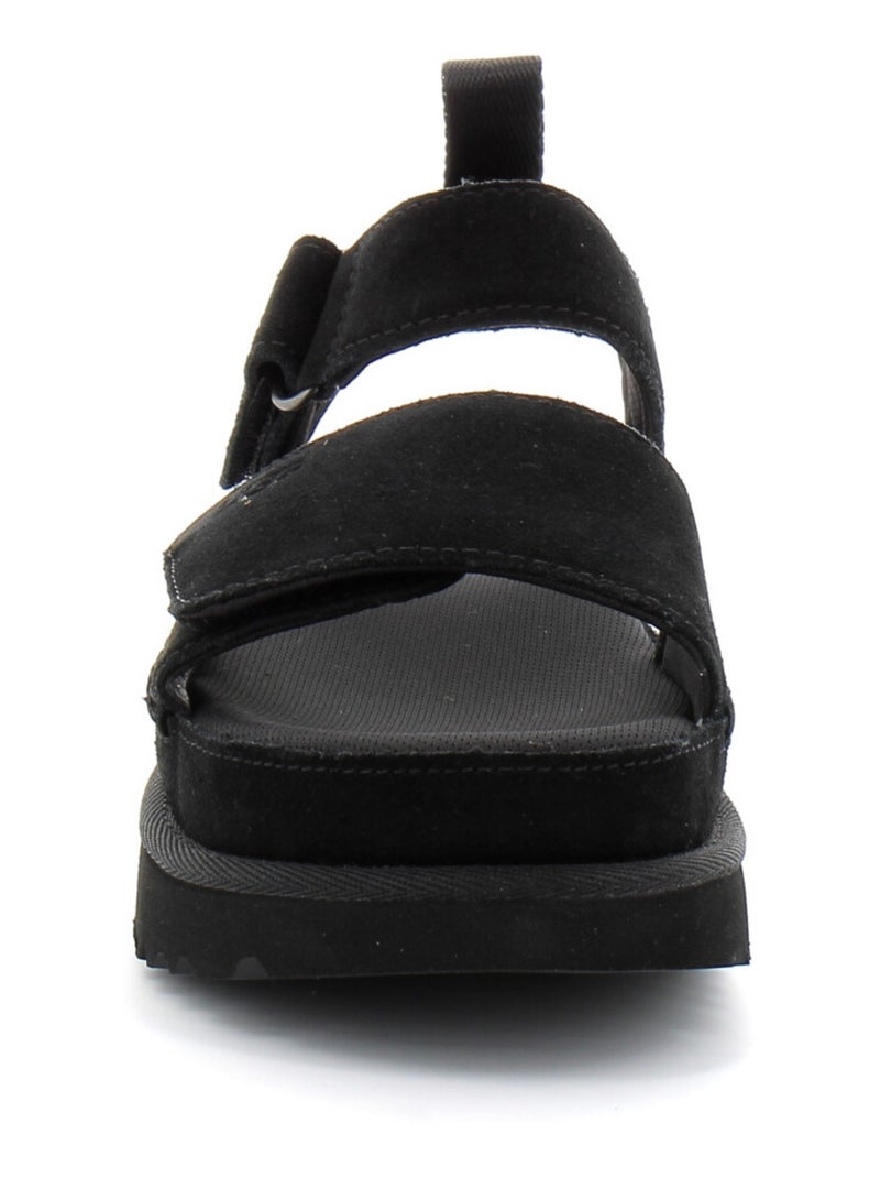 Sandales / Nue Pieds en Daim et eva ugg Noir - Kiabi