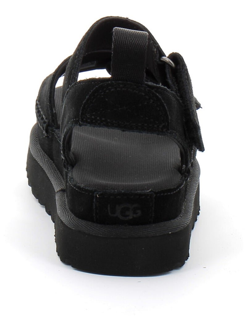 Sandales / Nue Pieds en Daim et eva ugg Noir - Kiabi