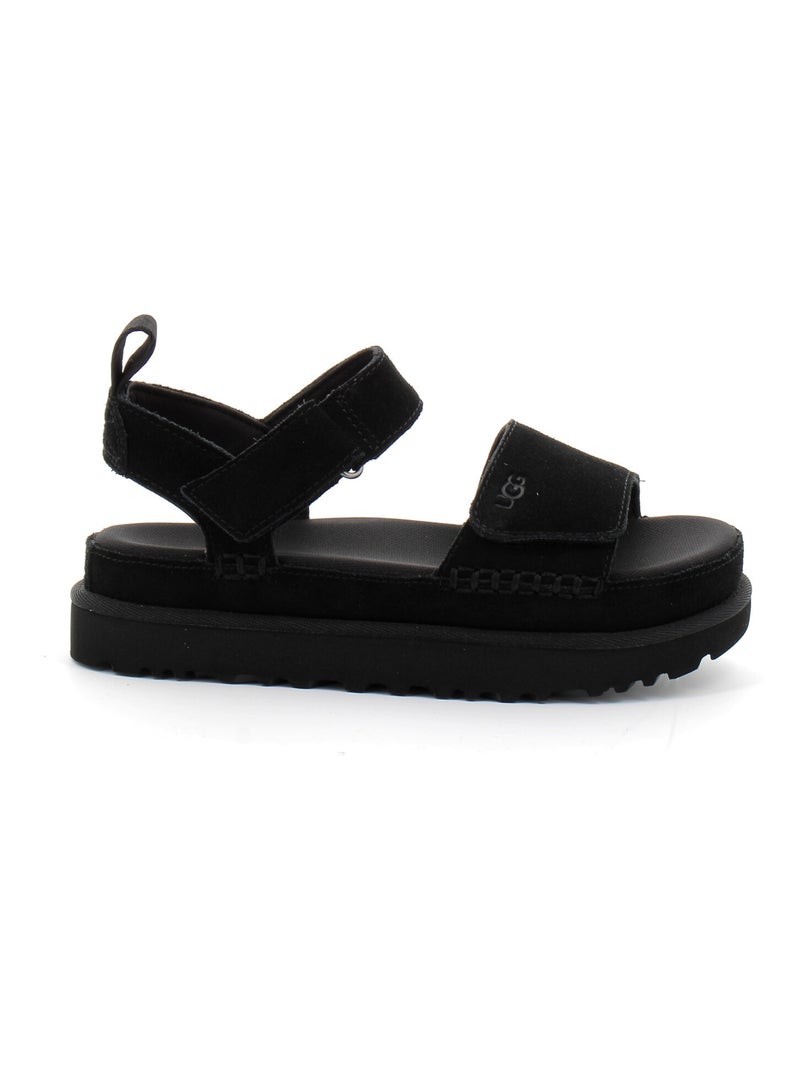 Sandales / Nue Pieds en Daim et eva ugg Noir - Kiabi