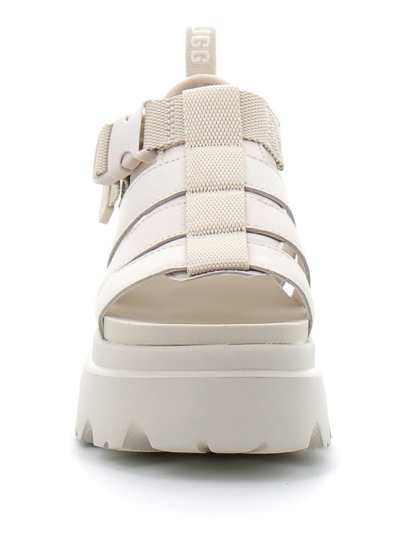 Sandales / Nue Pieds en Nubuck et eva ugg Blanc - Kiabi