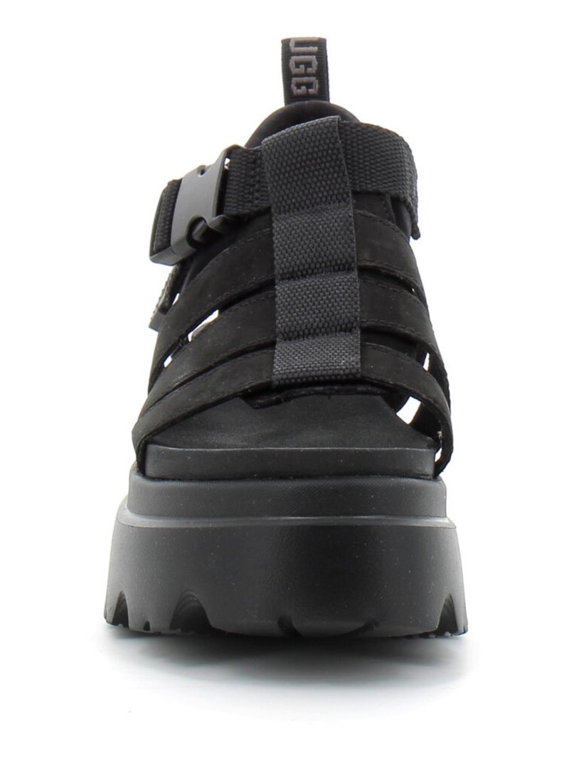 Sandales / Nue Pieds en Nubuck et eva ugg Noir - Kiabi