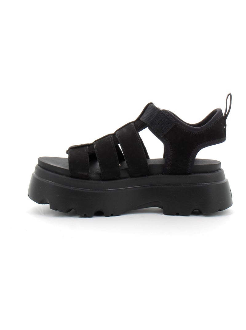Sandales / Nue Pieds en Nubuck et eva ugg Noir - Kiabi