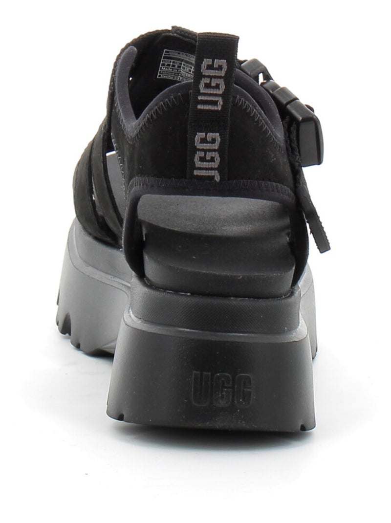 Sandales / Nue Pieds en Nubuck et eva ugg Noir - Kiabi