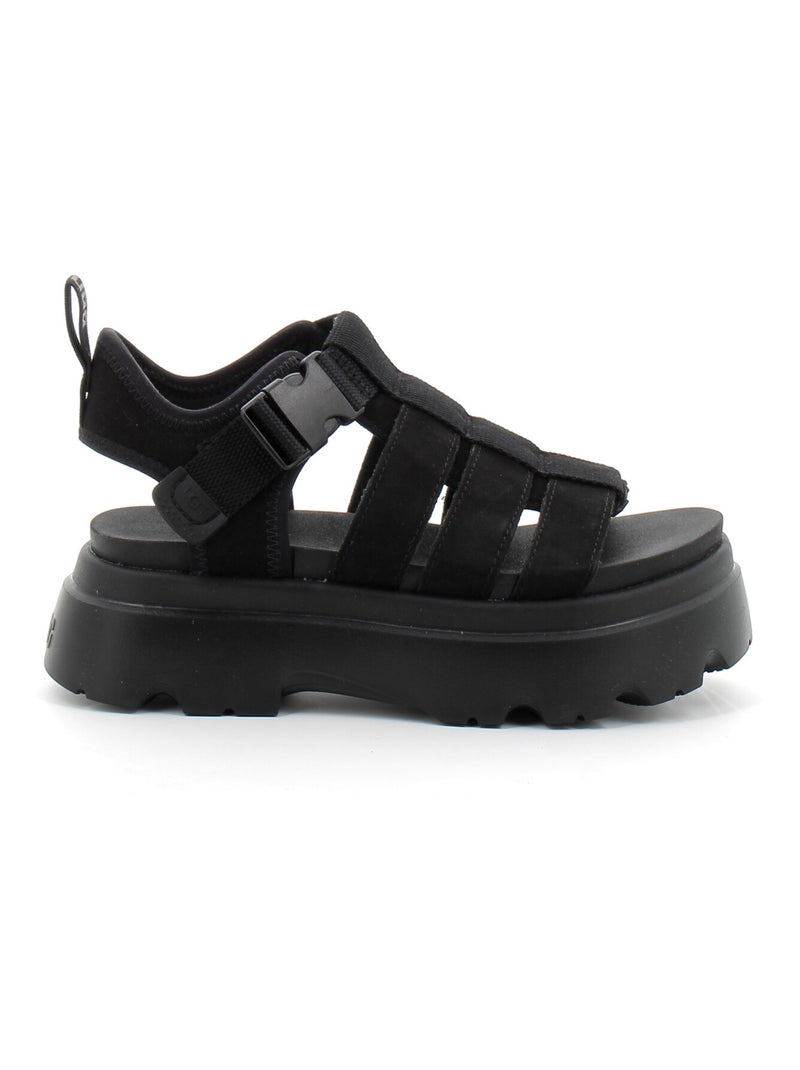 Sandales / Nue Pieds en Nubuck et eva ugg Noir - Kiabi
