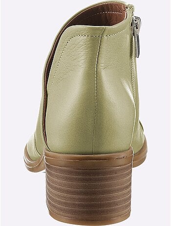 Sandales Cuir Nappa De Vache - Taille Standard - Helline
