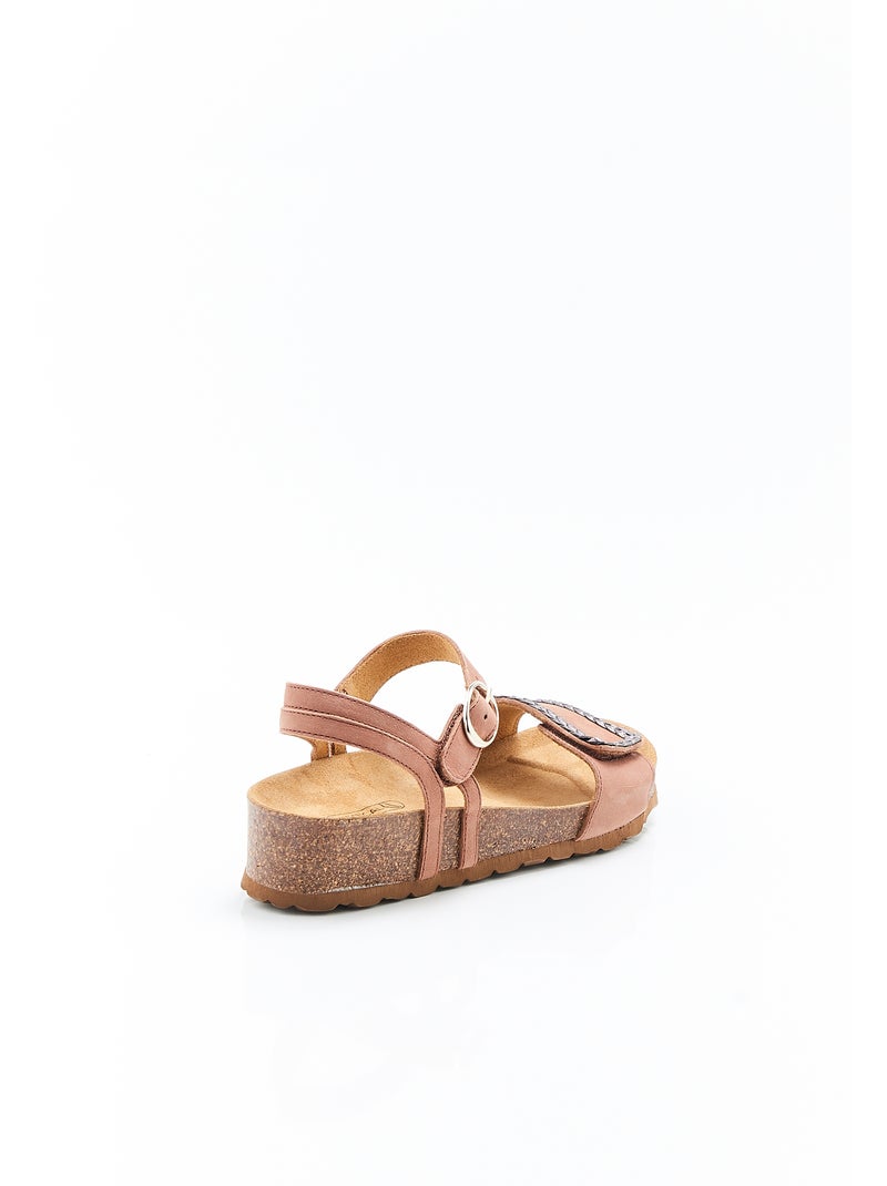 Sandales ouverture totale Piedical - Damart Marron - Kiabi