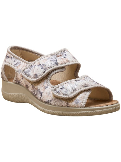 Sandales ouverture totale scratchs - PEDICONFORT - Kiabi