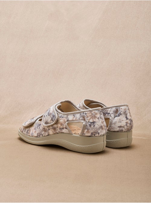 Sandales ouverture totale scratchs - PEDICONFORT - Kiabi