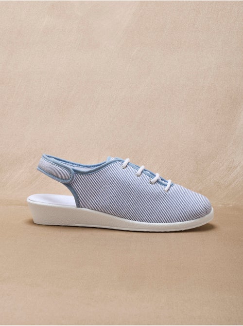 Sandales ouverture totale toile - PEDICONFORT - Kiabi
