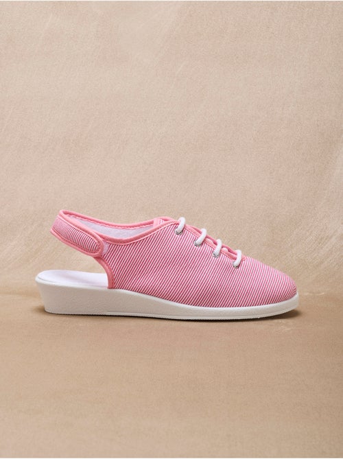 Sandales ouverture totale toile - PEDICONFORT - Kiabi