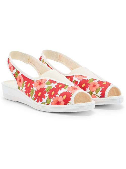 Sandales pantoufles textile - PEDICONFORT - Kiabi