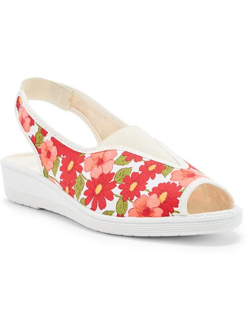 Sandales pantoufles textile - PEDICONFORT - Kiabi