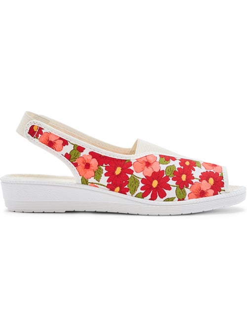 Sandales pantoufles textile - PEDICONFORT - Kiabi