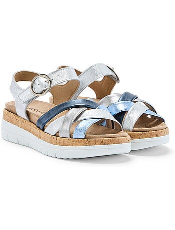 Sandales patte scratch semelle amovible - PEDICONFORT