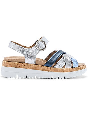 Sandales patte scratch semelle amovible - PEDICONFORT