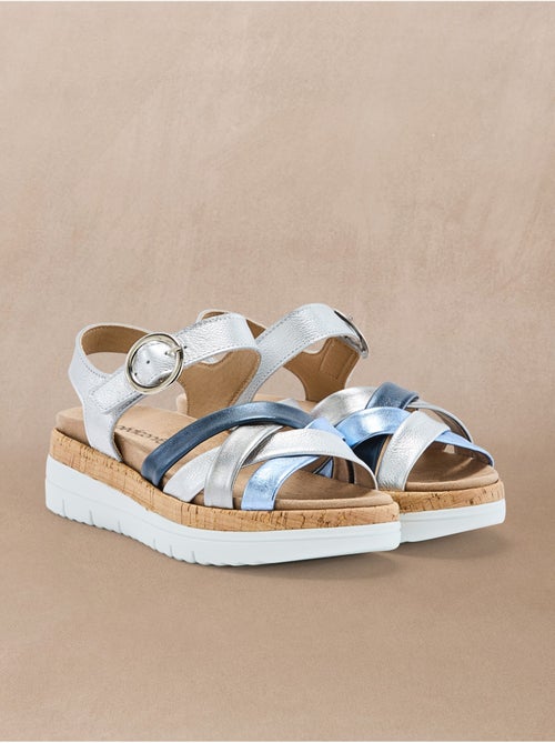Sandales patte scratch semelle amovible - PEDICONFORT - Kiabi