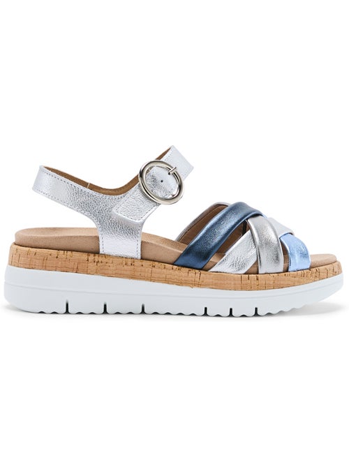 Sandales patte scratch semelle amovible - PEDICONFORT - Kiabi