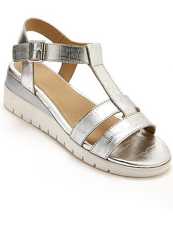 Sandales patte scratch sous boucle - PEDICONFORT