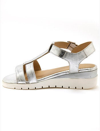 Sandales patte scratch sous boucle - PEDICONFORT