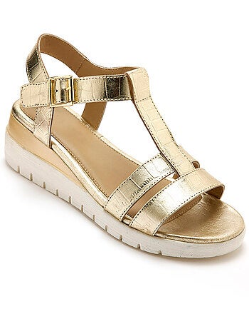 Sandales patte scratch sous boucle - PEDICONFORT