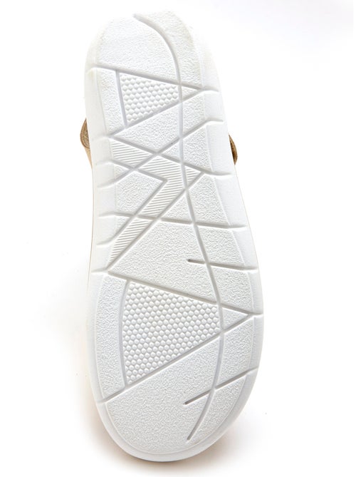 Sandales pattes scratchs - PEDICONFORT - Kiabi