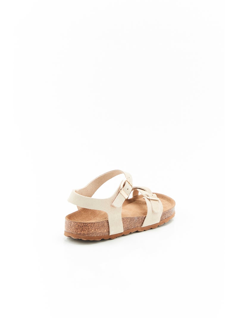 Sandales Piedical avec passe-doigt - Damart Beige - Kiabi