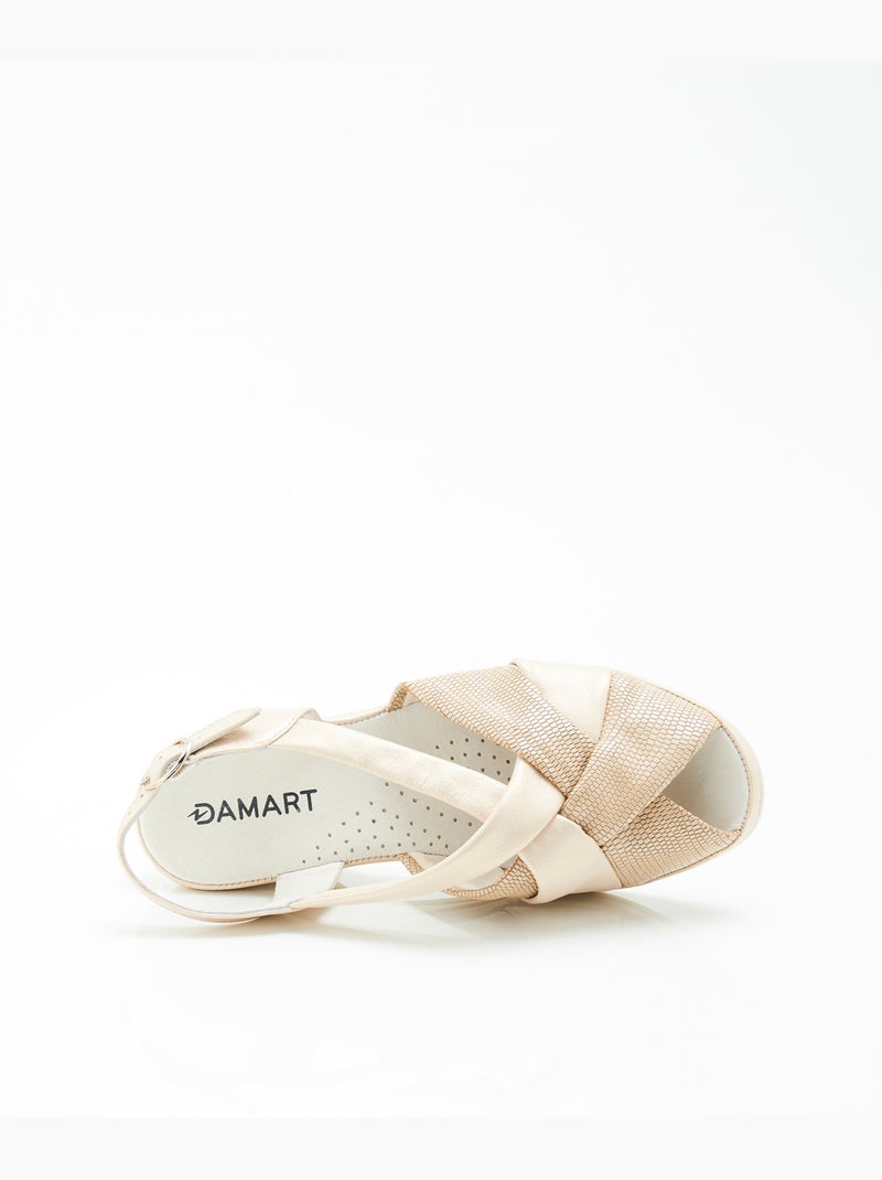 Sandales piedical montage california - damart Beige clair - Kiabi