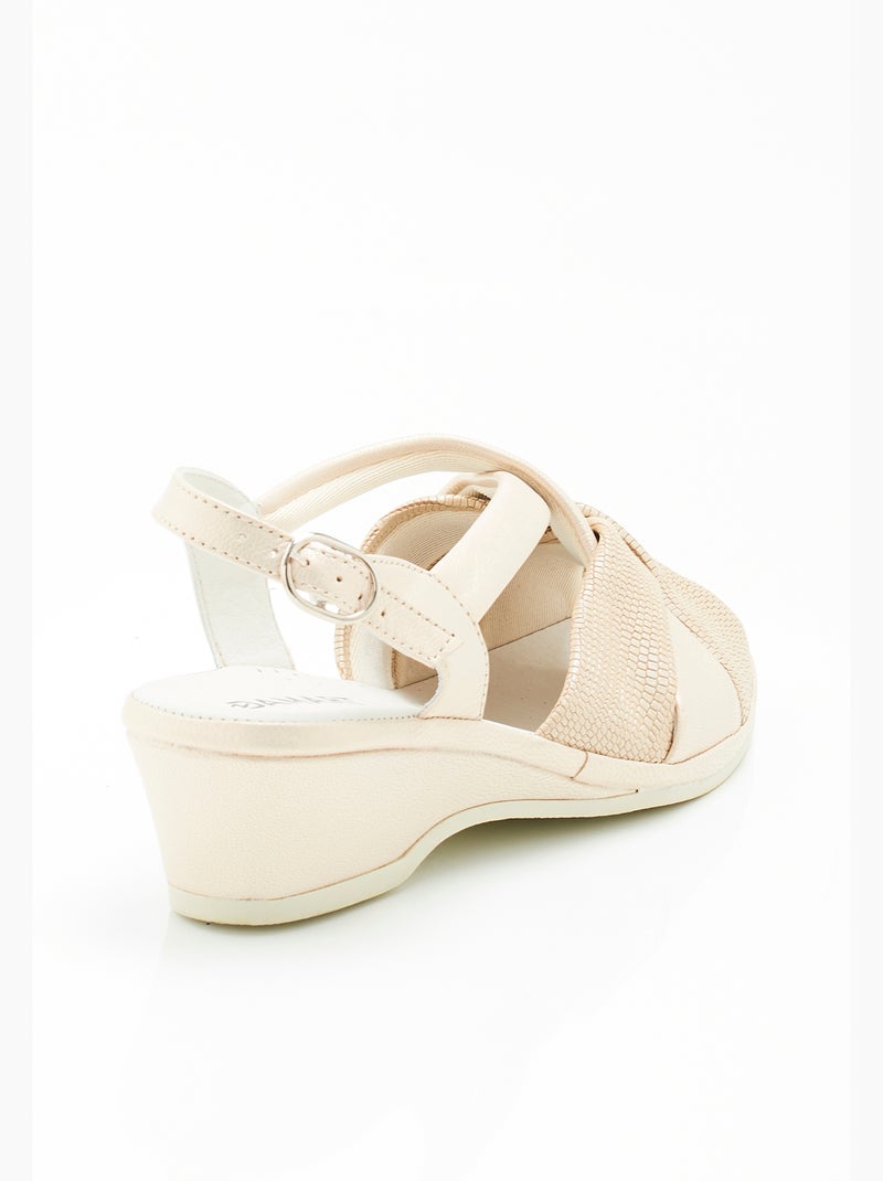 Sandales piedical montage california - damart Beige clair - Kiabi