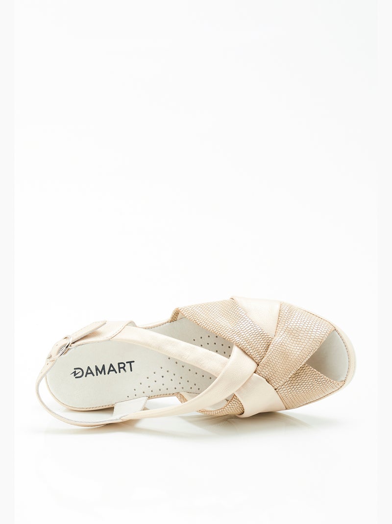 Sandales piedical montage california - damart Beige clair - Kiabi