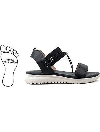 Sandales pieds larges h - lou