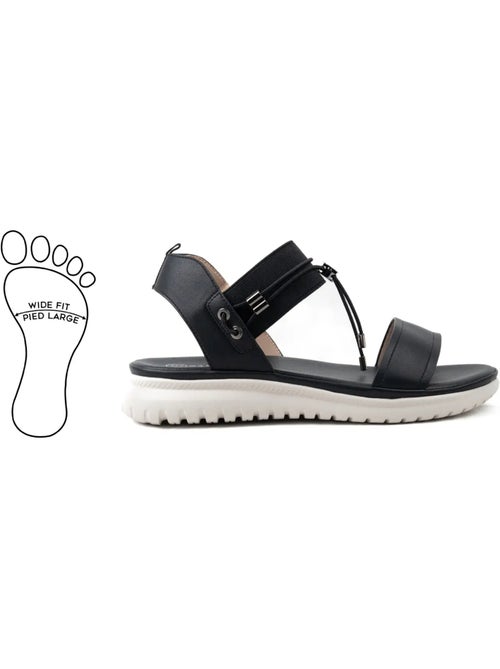 Sandales pieds larges h - lou - Kiabi Sandales pieds larges h - lou - Kiabi