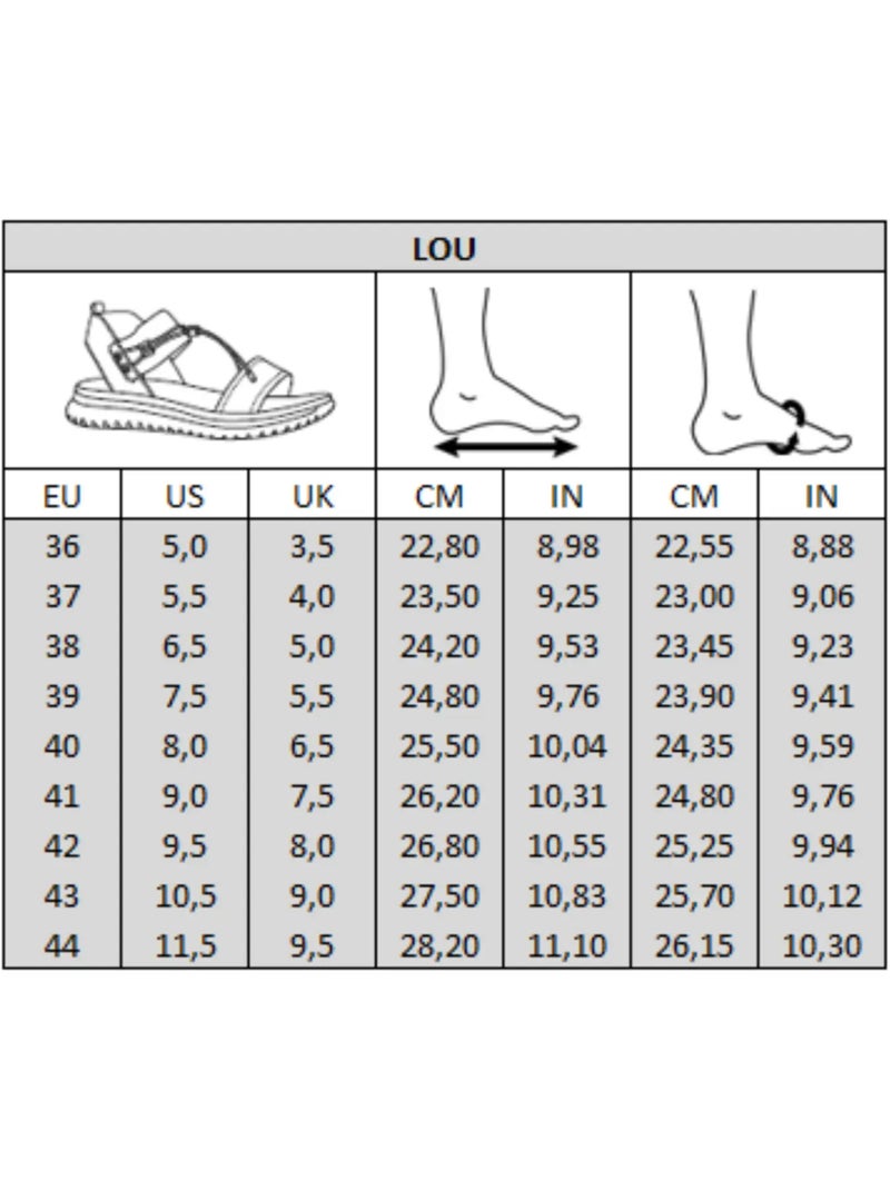 Sandales pieds larges h - lou Rose - Kiabi