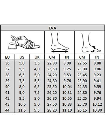 Sandales pieds larges H - Modèle Eva