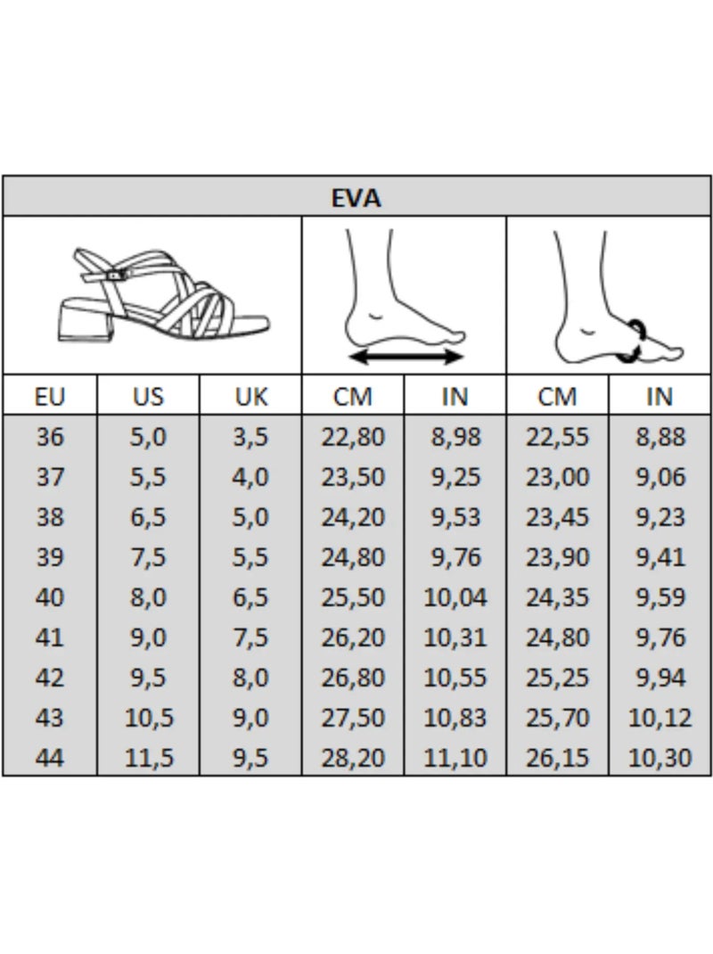Sandales pieds larges H - Modèle Eva Blanc - Kiabi