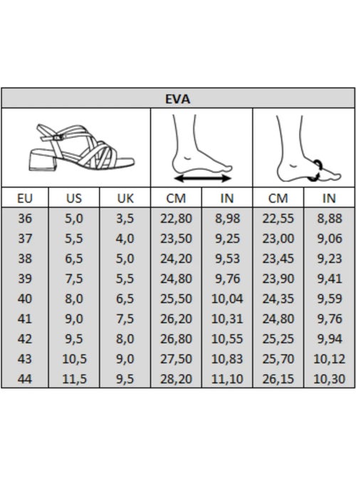 Sandales pieds larges H - Modèle Eva - Kiabi