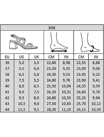Sandales pieds larges h - zoe
