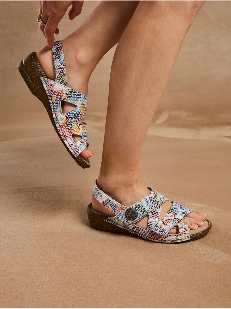 Sandales pieds sensibles - PEDICONFORT Blanc Multicolore - Kiabi