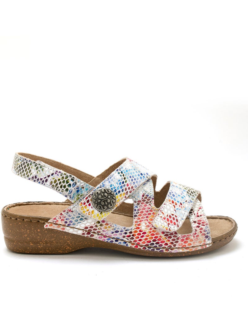 Sandales pieds sensibles - PEDICONFORT Blanc Multicolore - Kiabi