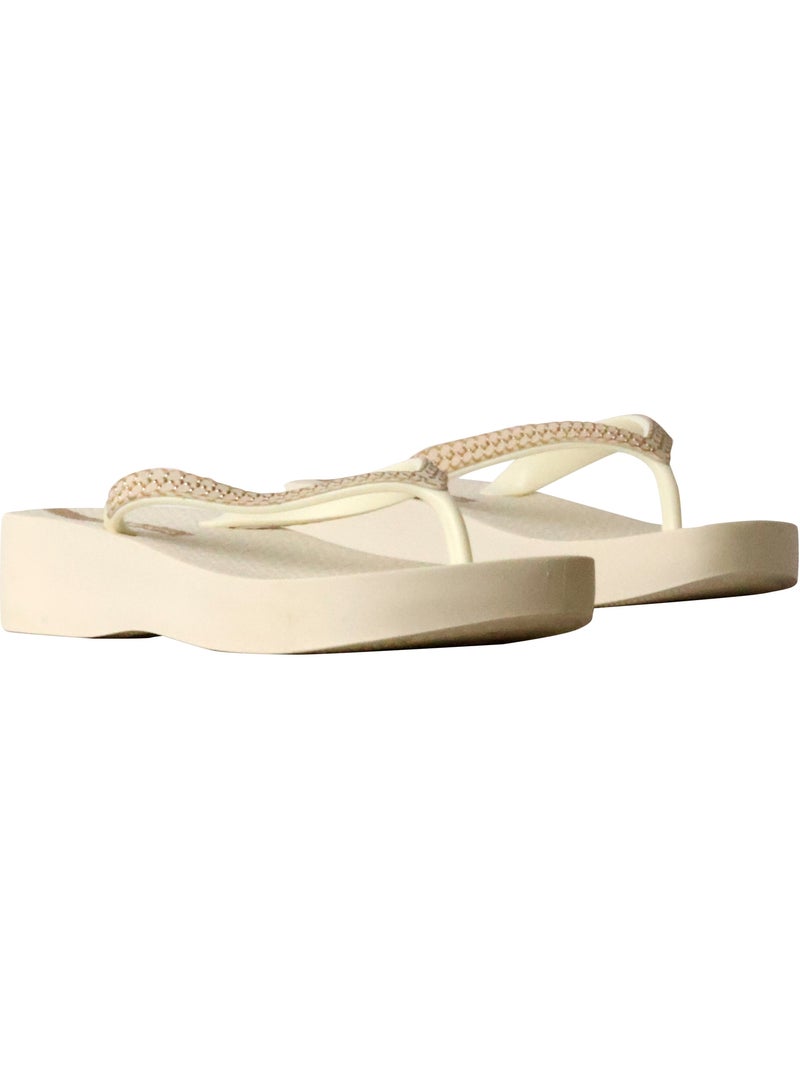 Sandales Plate à Enfiler Ipanema Mesh XI Plat Beige - Kiabi