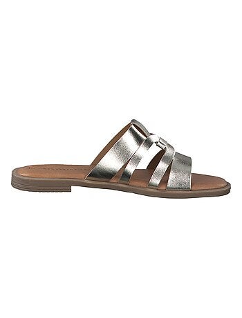 Sandales Plate Cuir Tamaris