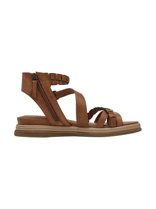 Sandales Plate Cuir Tamaris - Kiabi