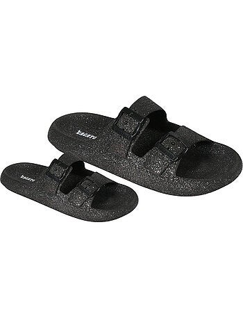 Sandales plates à paillette Femme JESSY GLITTER