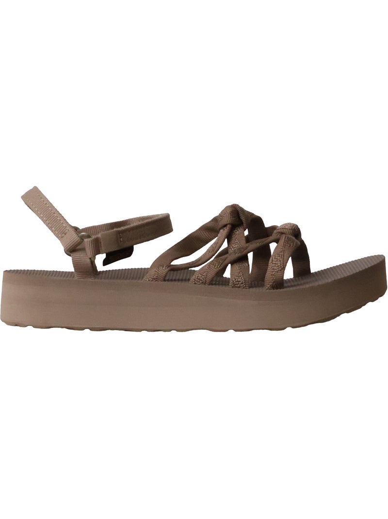 Sandales Plates à Scratch Teva W Midform Kena Slim Marron - Kiabi