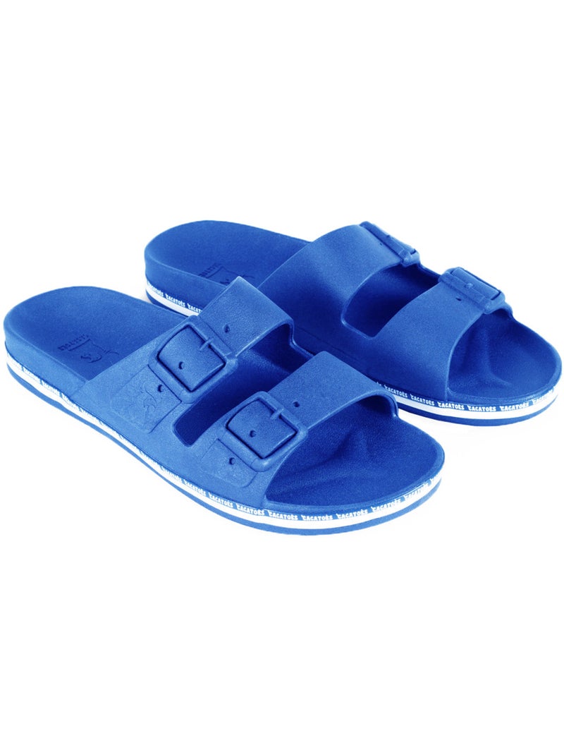 Sandales plates Adulte Bleu roi - Kiabi