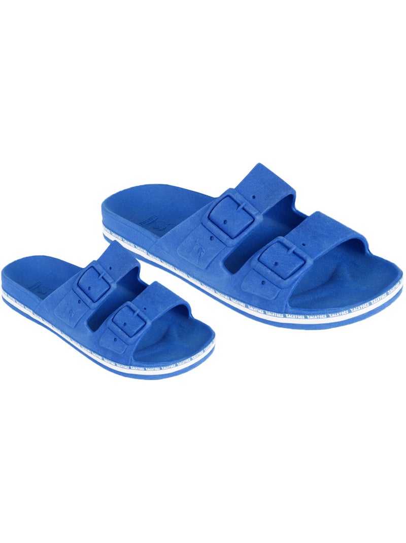 Sandales plates Adulte Bleu roi - Kiabi